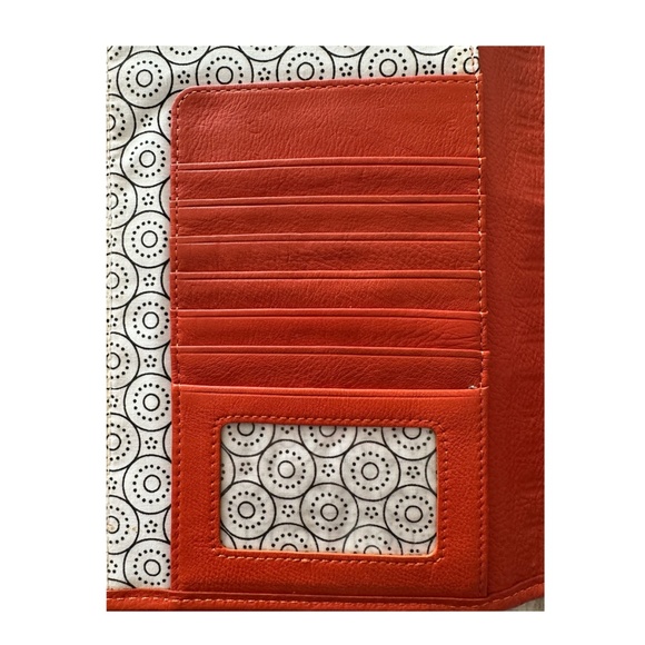 FRANKLIN COVEY Leather Planner Cover Portfolio Notebook 7”x 9” Snap Red - Picture 7 of 10